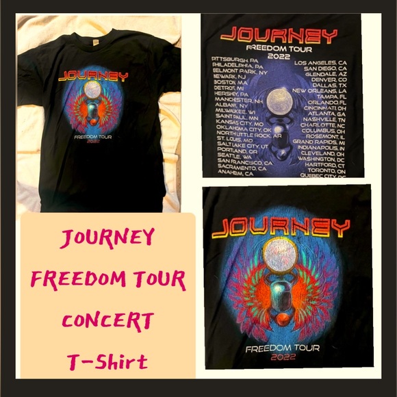 JOURNEY FREEDOM TOUR NEVER WORN  CONCERT SHIRT SIZE MEDIUM - Picture 1 of 5